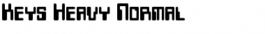 Download Keys Heavy Normal Font Title Preview