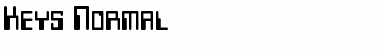 Download Keys Normal Font Title Preview
