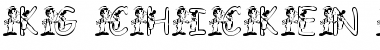 Download KG CHICKEN SOUP Regular Font Title Preview