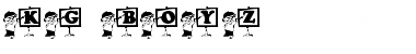 Download KG_BOYZ Regular Font Title Preview