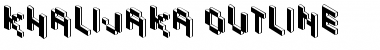 Download Khalijaka Outline Outline Font Title Preview