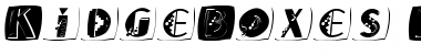 Download KidgeBoxes Regular Font Title Preview