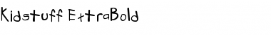 Download Kidstuff ExtraBold Font Title Preview