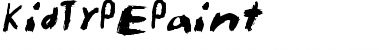 Download KidTYPEPaint Regular Font Title Preview