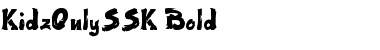 Download KidzOnlySSK Bold Font Title Preview