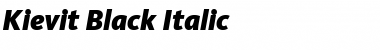 Download Kievit Italic Font Title Preview