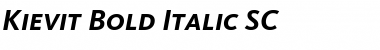 Download Kievit Italic Font Title Preview