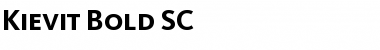 Download Kievit Regular Font Title Preview