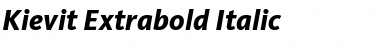 Download Kievit Italic Font Title Preview