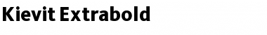 Download Kievit Regular Font Title Preview