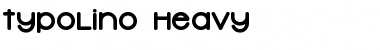 Download Typolino Heavy Font Title Preview