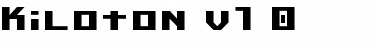 Download Kiloton v1.0 Font Title Preview