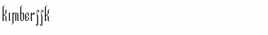 Download KimberSSK Regular Font Title Preview