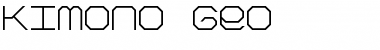 Download Kimono Geo Regular Font Title Preview
