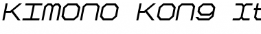 Download Kimono Kong Italic Font Title Preview