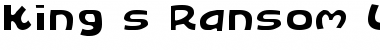 Download King's Ransom Light Light Font Title Preview