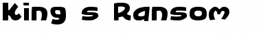 Download King's Ransom Regular Font Title Preview
