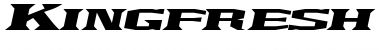 Download Kingfresh Italic Font Title Preview