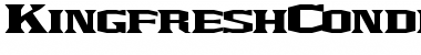 Download KingfreshCondensed Regular Font Title Preview