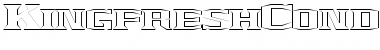 Download KingfreshCondensedOutline Regular Font Title Preview