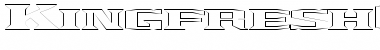 Download KingfreshOutline Regular Font Title Preview