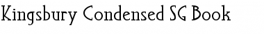 Download Kingsbury CnBkSG Font Title Preview