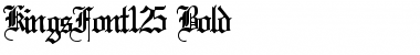 Download KingsFont125 Bold Font Title Preview