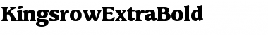 Download KingsrowExtraBold Roman Font Title Preview