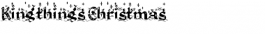 Download Kingthings Christmas Regular Font Title Preview