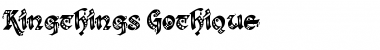 Download Kingthings Gothique Regular Font Title Preview