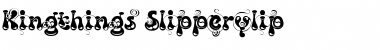 Download Kingthings Slipperylip Regular Font Title Preview