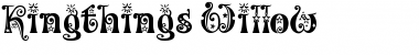 Download Kingthings Willow Regular Font Title Preview