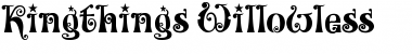 Download Kingthings Willowless Regular Font Title Preview