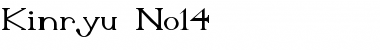 Download Kinryu_No14 Regular Font Title Preview