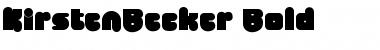 Download KirstenBecker Bold Font Title Preview