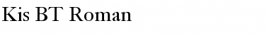 Download Kis BT Roman Font Title Preview