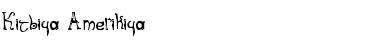 Download Kitbiya Amerikiya Regular Font Title Preview