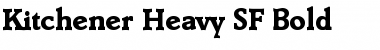 Download Kitchener Heavy SF Bold Font Title Preview