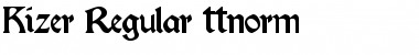 Download Kizer Regular Font Title Preview