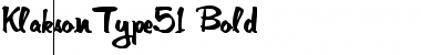 Download KlaksonType51 Bold Font Title Preview