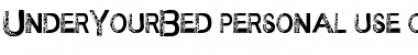 Download Under your bed Regular Font Title Preview