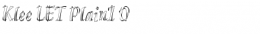 Download Klee LET Plain Font Title Preview