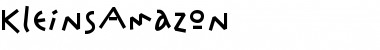 Download KleinsAmazon Regular Font Title Preview
