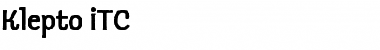Download Klepto ITC Bold Font Title Preview