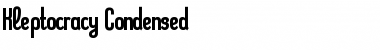Download Kleptocracy Condensed Regular Font Title Preview