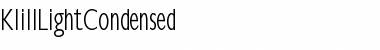 Download KlillLightCondensed Regular Font Title Preview