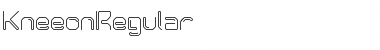 Download KneeonRegular Regular Font Title Preview