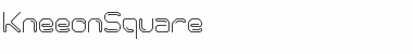 Download KneeonSquare Regular Font Title Preview