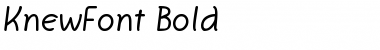 Download KnewFont Bold Font Title Preview