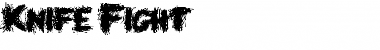 Download Knife Fight Regular Font Title Preview